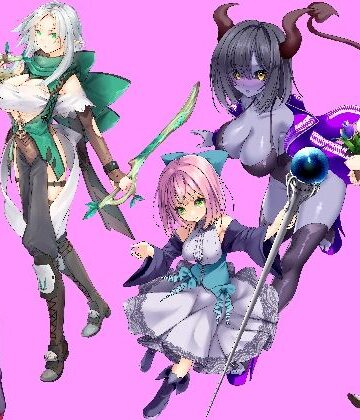 ファンタジー【脱衣萌えキャラ_01】ジークンソフト評価