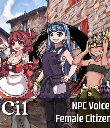 音声付き【NFCi1:NPC Female Citizens Vol.1】ボイスレック評価