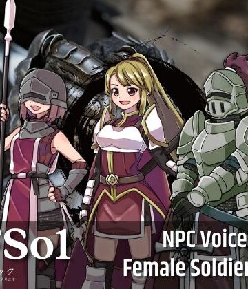 音声付き【NFSo1:NPC Female Soldiers Vol.1】ボイスレック評価