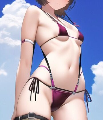 全年齢向け【紐ビキニで合法公開露出】まんすじラボ評価