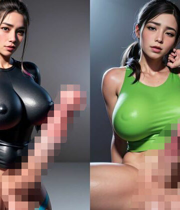 イラスト・CG集【巨乳・巨根のふたなり集！！〈AICG集〉】性癖錬成工房評価