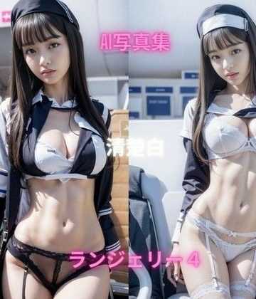 全年齢向け【AI写真集 清楚白 SHIRO SEISO ランジェリー4】Premium AI Girls評価
