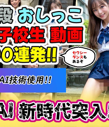 動画・アニメーション【階段おしっこ女子校生動画 100連発！！ セクシーダンスもあるぞ】コメットパンチ評価5.00