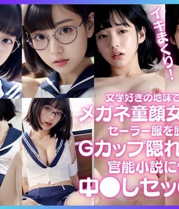 制服【文学好きの地味で真面目なメガネ童顔少女は、セーラー服を脱いだらGカップ隠れ巨乳！官能小説に憧れて中●しセッ●ス】ChickenToPotato2.0評価