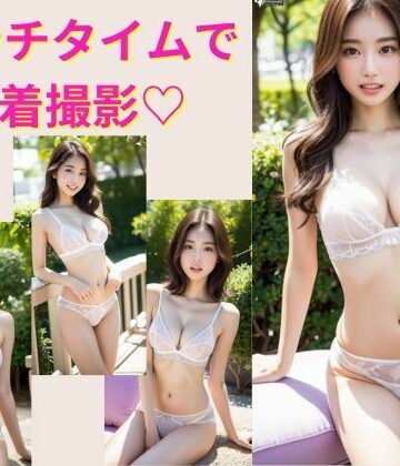 野外・露出【ランチタイムで下着撮影？】AIプロデューサー評価