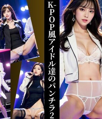 ミニスカ【K-POP風アイドルのパンチラ 2】AIプロデューサー評価