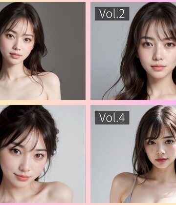 巨乳【【セット】一ノ瀬有希:AI生成美女カタログ:1〜4巻セット】ゆるふわAI評価5.00