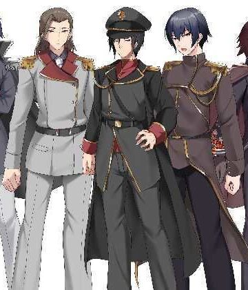 軍服【萌えキャラ着せ替え_059】ジークンソフト評価