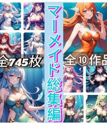 イラスト・CG集【マーメイド総集編】rweb324評価