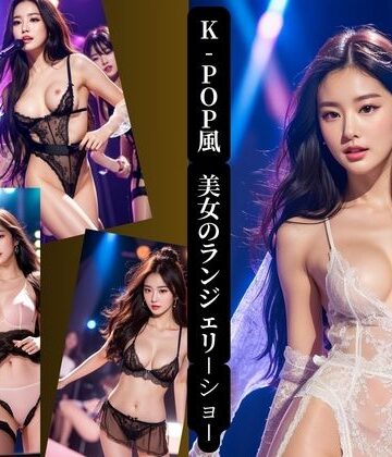 アイドル・芸能人【K-pop風美女の美女のランジェリーショー】AIプロデューサー評価