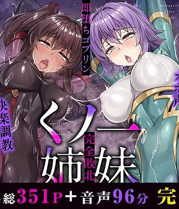 イラスト・CG集【メス○キ＆くっころ くノ一姉妹〜即堕ちゴブリン完全敗北〜 ［CG＋音声 ］完全版】KOYUKI屋評価2.00