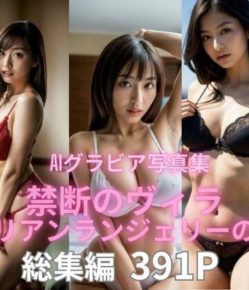 処女【AIグラビア写真集 禁断のヴィラ イタリアンランジェリーの誘惑 総集編】BAI Publishers評価