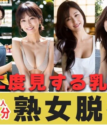 イラスト・CG集【【50分越】『熟女の乳』 艶肌に宿る、乳の威厳。-AIで描く究極の美女達-】AIで絶世の美女を作る評価