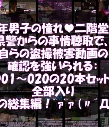 3DCG【【△500●500】学業成績学年一位の二階堂沙耶・県警からの事情聴取で、自らの盗撮被害動画の確認を強いられる:Vol.R001-020までのシリーズ20本セット全部入り総集編！】Libido-Labo評価
