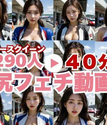 動画・アニメーション【エロい夢が現実に！？レースクイーンのデカ尻！匂いを感じるほどのドアップで。】SF企画評価