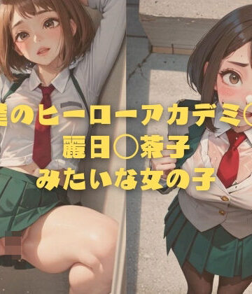 イラスト・CG集【僕のヒーローアカデミ◯ 麗日◯茶子みたいな女の子】縦軸と無花果評価