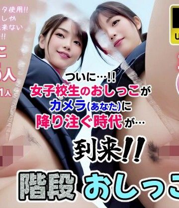 動画・アニメーション【階段おしっこ6 女子校生 カメラ目掛けておしっこSPLASH！！】コメットパンチ評価5.00