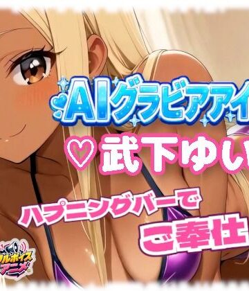 巨乳【AIグラビアアイドル「武下ゆい」が「ハプニングバー」でご奉仕デビュー！！】1億年LOVE評価