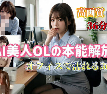 音声付き【AI美人OLの本能解放 オフィスで濡れる36分】AIT評価
