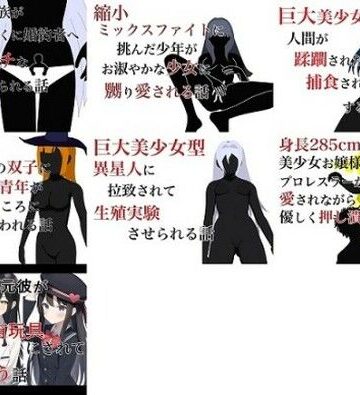 アクション・格闘【巨大娘短編集2022年版】HのHによるHな書き物を売る評価
