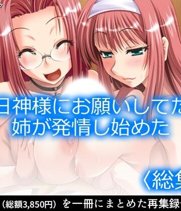 巨乳【毎日神様にお願いしてたら姉が発情し始めた ＜総集編＞】アロマコミック評価