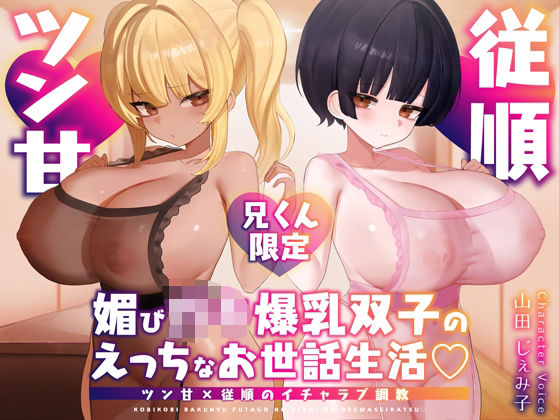 ■【兄くん限定】媚び〇キ爆乳双子のえっちなお世話生活（はーと） ツン甘×従順のイチャラブ調教【KU100】|【辱め】デュオナほ！